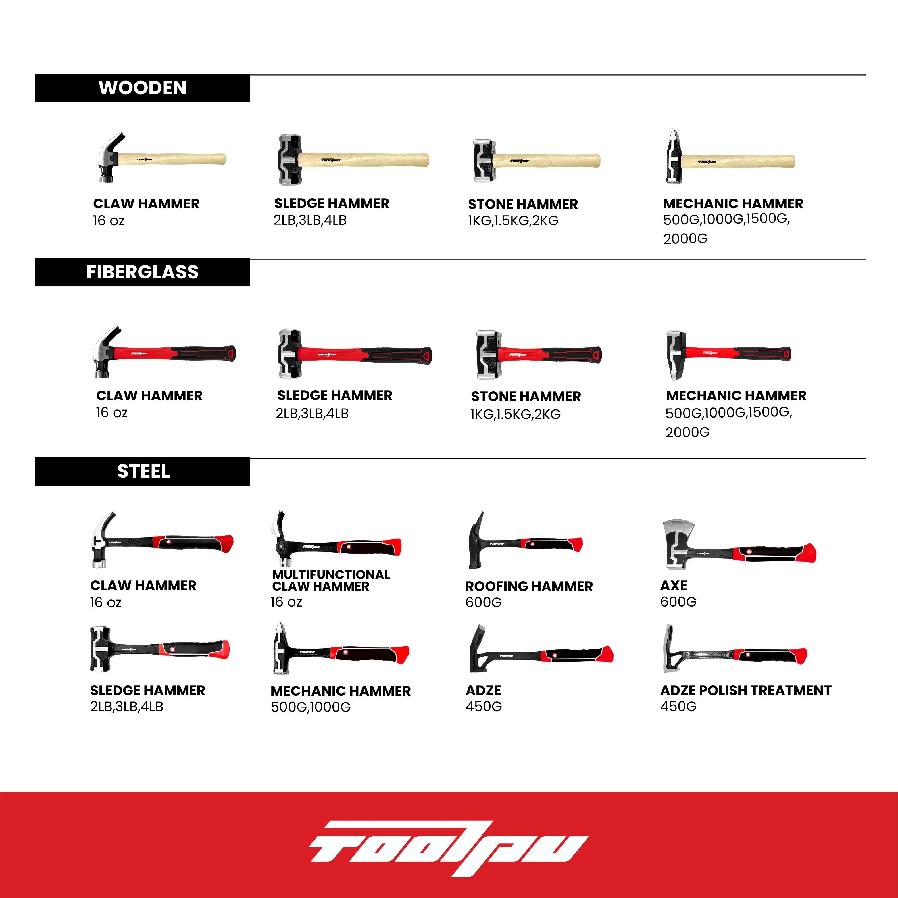 Claw Hammer with Magnetic Anti-Slip, 20oz