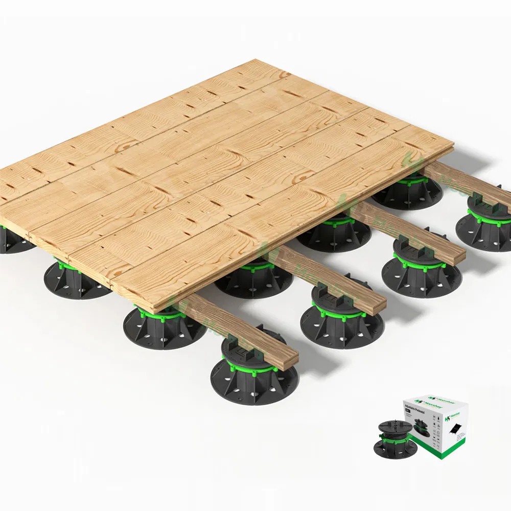 Flooring Accessories Plastic Adjustable Pedestal for Floor Decking Tile Support System