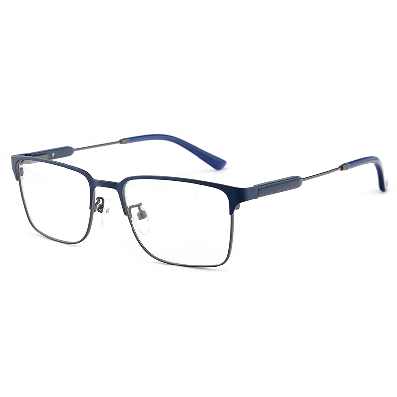 Adjustable Nosepads New Arrival Metal Acetate Rectangle Handmade High Quality Designer Cool Eyewear for Men