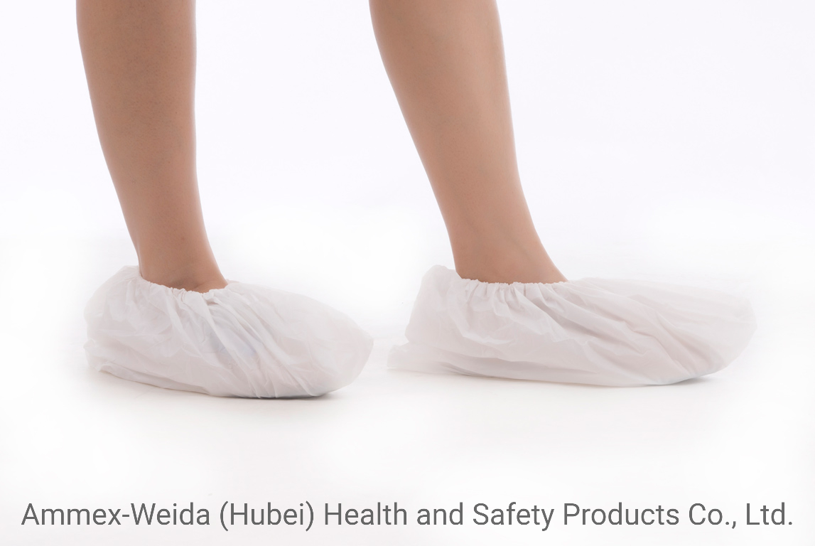 Disposale Use CPE Shoe Cover by Handmade or Made by Machine for Workshop and Laboratory