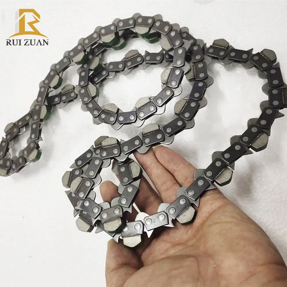 Fast Cutting Diamond Chain Saw 3/8 Inch Pitch Diamond Concrete Chain Saw for Concrete Asphalt and Brick Wall Cutting