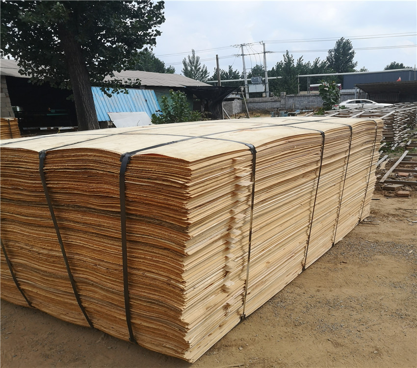 Natural Pine Wood Rotary Cut Type 2520*1270*2.2mm Pine Veneer for Plywood