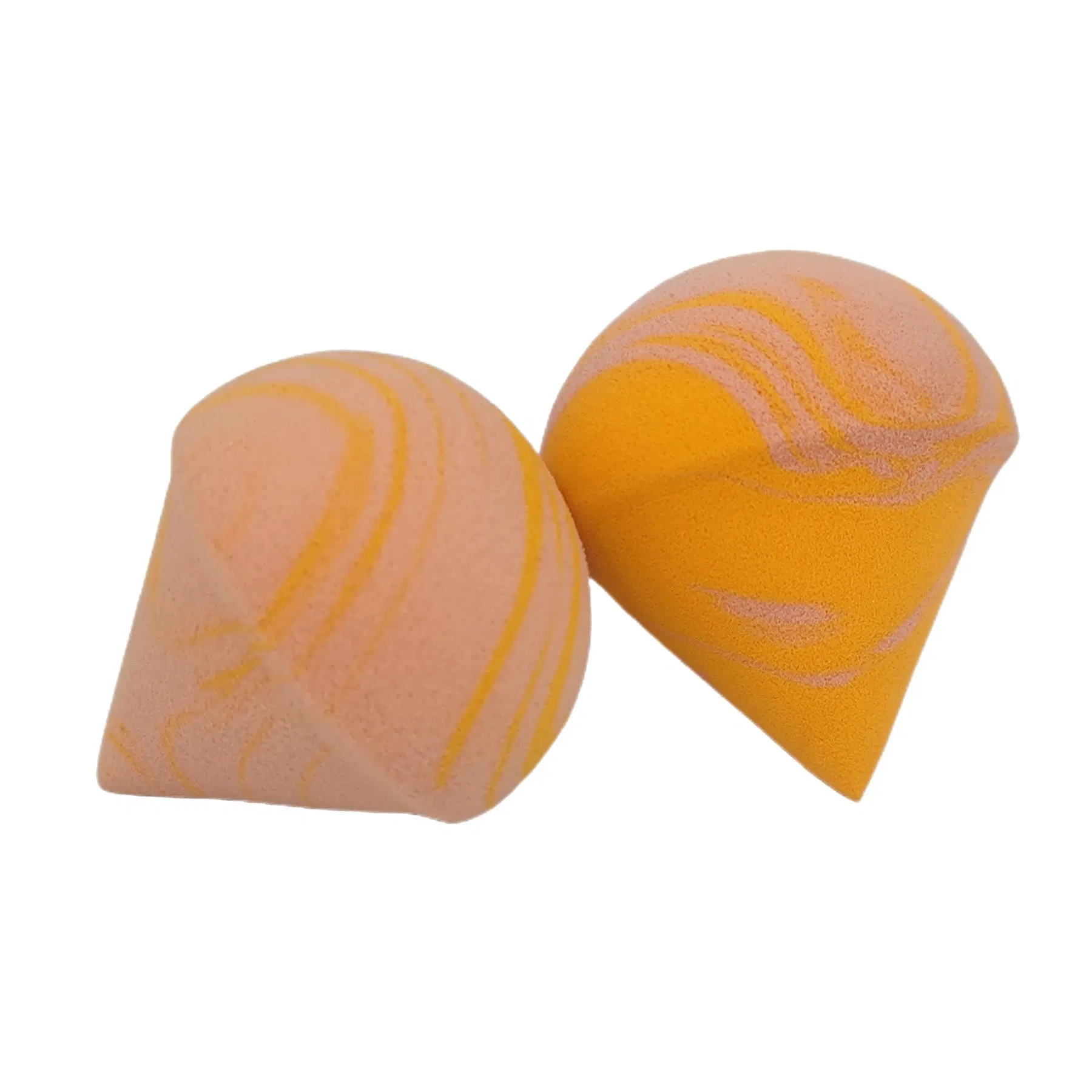 Hot Selling Colourful Soft Makeup Puff Tip Special Shaped Oblique Cut Foundation Blender Blending Sponges
