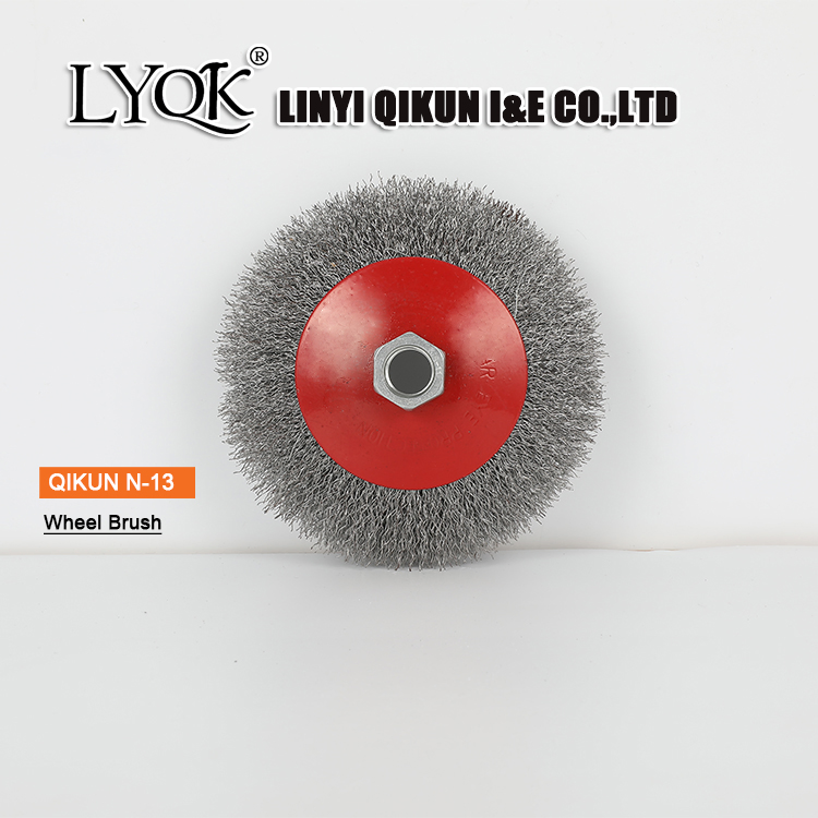 N-13 Carbon Steel Wire Knotted Wheel Brush