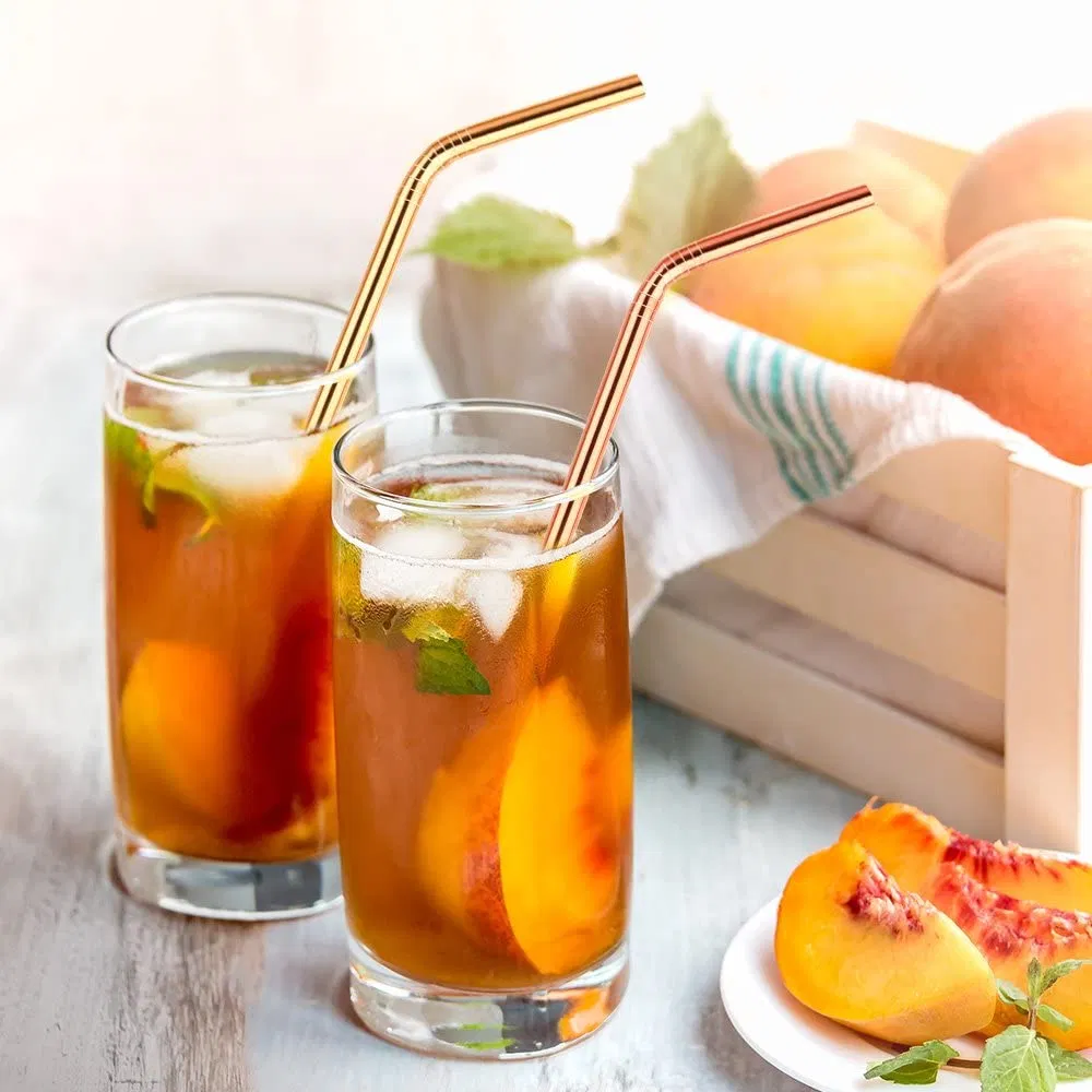 Personalized Logo and Size Metal Straw for Stumbras Zaranoff Blue Ice Putinka