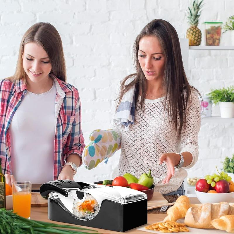 Wholesale Goodseller Easy-Use Lightweight Plastic Non Stick Dly Kitchen Sushi Machine