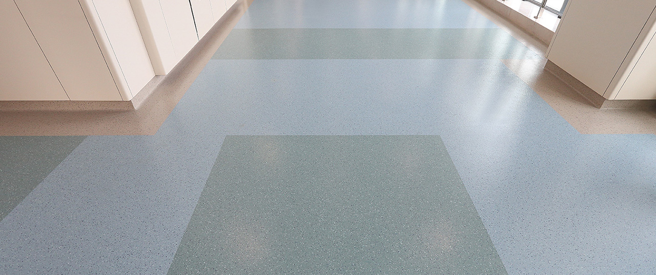 Eco-Friendly 3mm 4mm Rubber Flooring Roll for Hospital Indoor Use