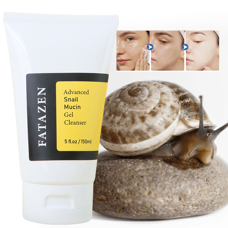 Private Label Jelly Moisturizing Anti Acne Treatment Face Wash Gel Deep Cleansing Gel Smoothing Foaming Snail Facial Cleanser