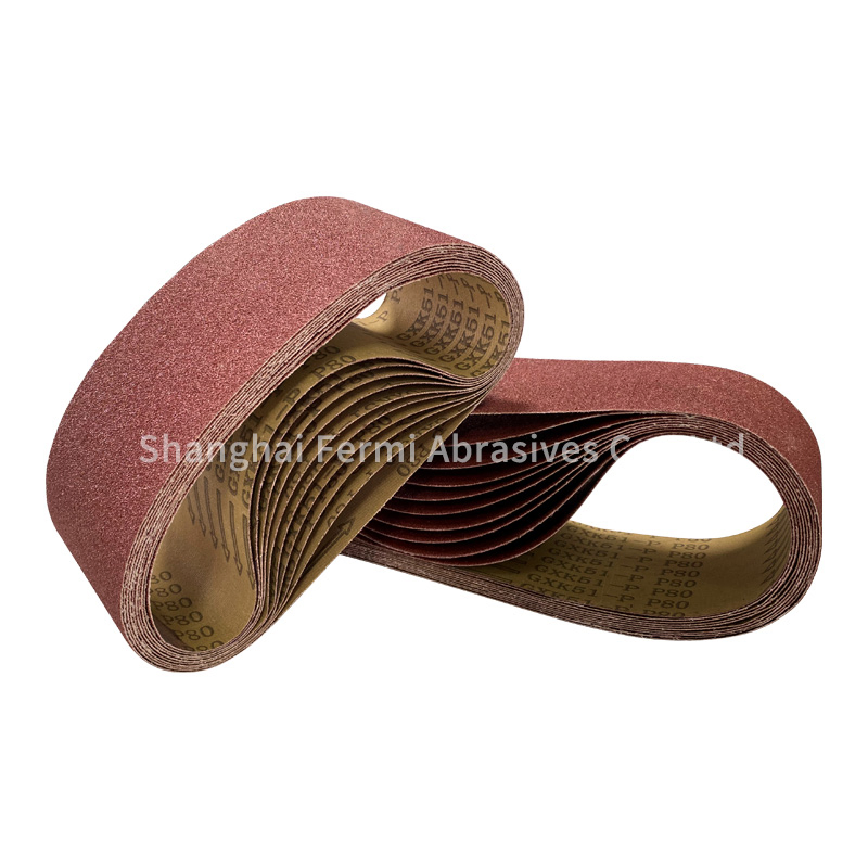 Шлифовальная лента 10x330 мм для нержавеющей стали и мебели