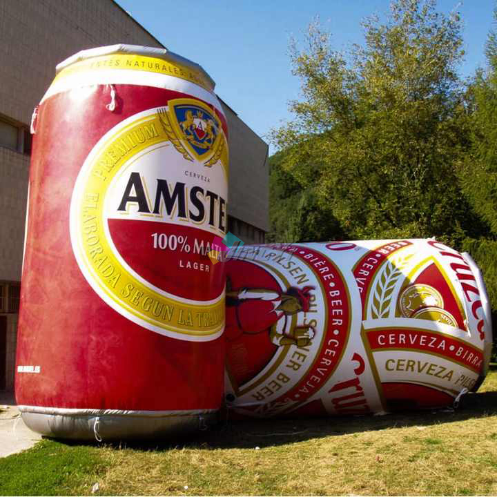Hot Sale Activities Promotion Advertising Inflatable Packaging Giant Blow Up Wine Can Inflatable Beer Can