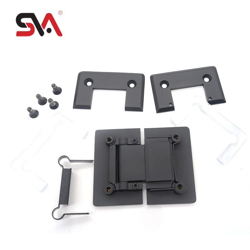 Modern Bathroom Space-Saving 180 Degree Adjustable Solid Brass Shower Hinge