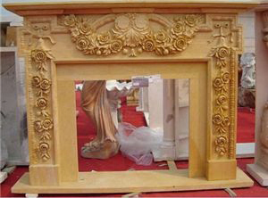 Hand Made High Quality Marbe Fireplace for Villa