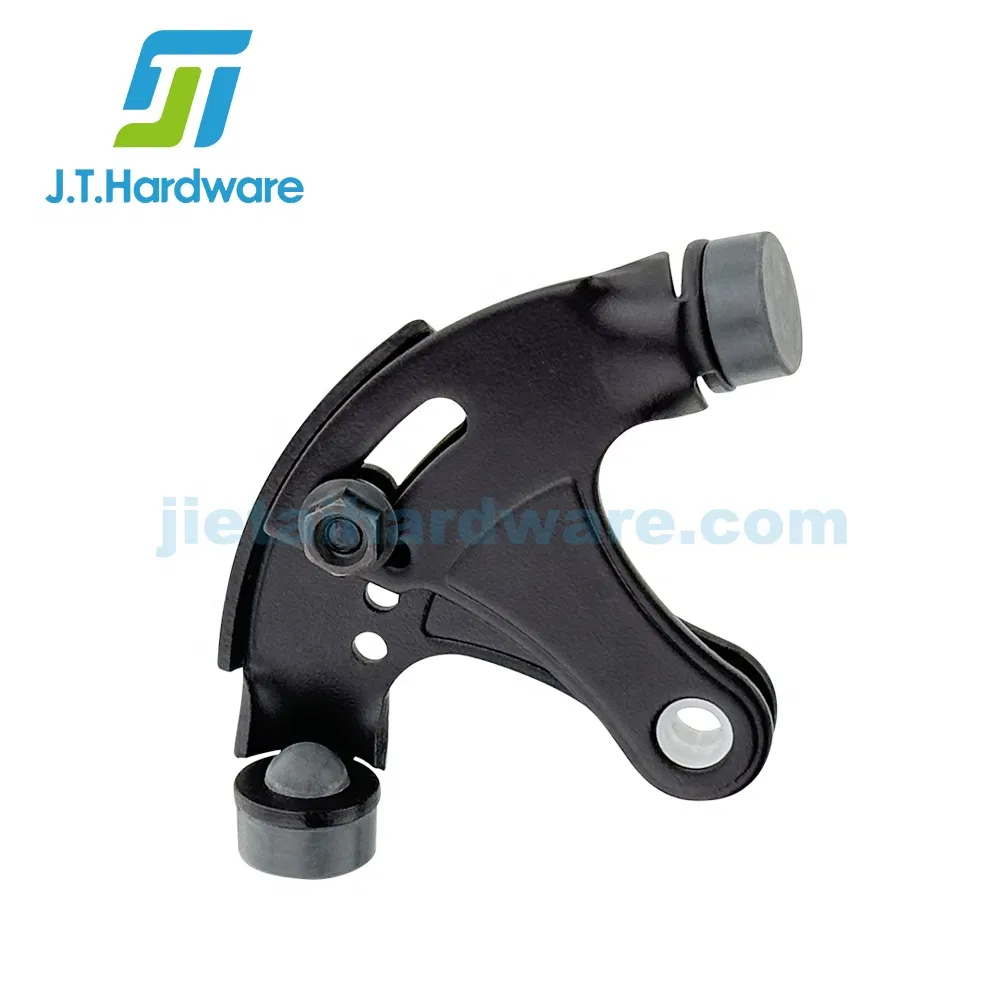 Stainless Steel 304 Adjustable Heavy Duty Door Steel Hinge Mounted Hinge with Rubber Bumpers for Steel Door Stop