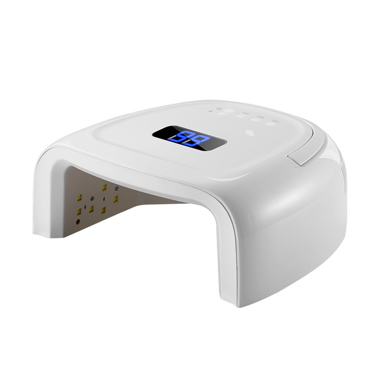 60W Built-in Battery Wireless Rechargeable LED UV Nail Lamp
