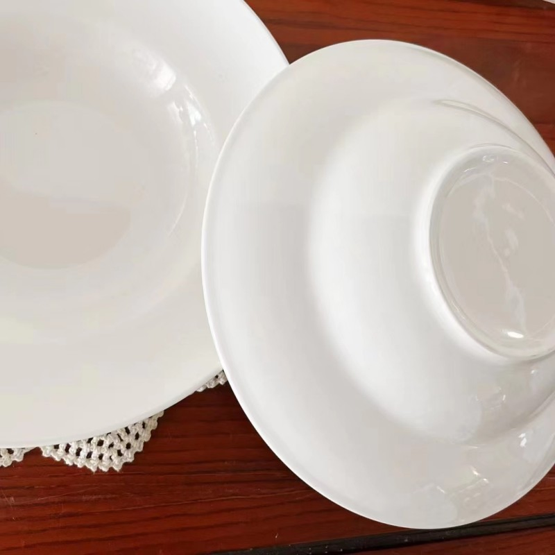 9"10.5"12"Soup Plate White High Quality Hotelware Porcelainware Ceramic Tableware