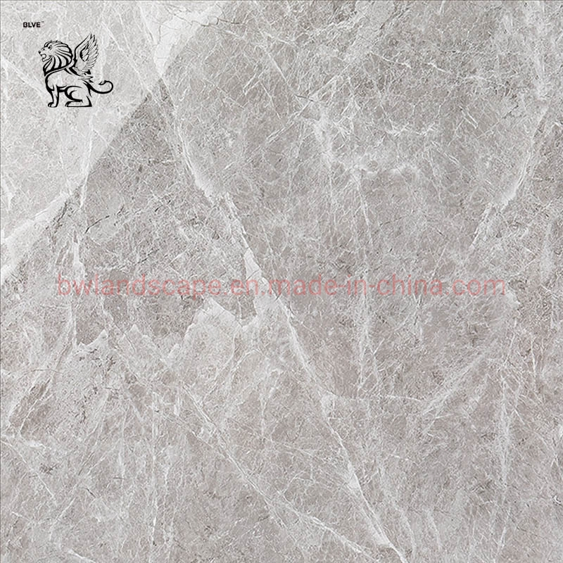 Blve Home Decoration Natural Stone Slab 800*800mm Snow Mountain White Marble Floor Tile