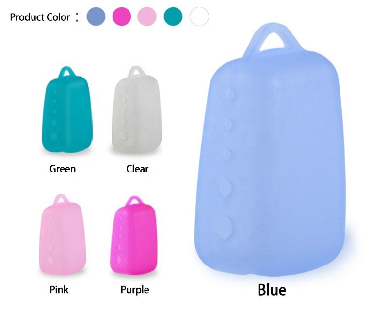 Custom Eco-Friendly Food Grade 5 Pack Reusable Safe Silicone Toothbrush Cover for Travel