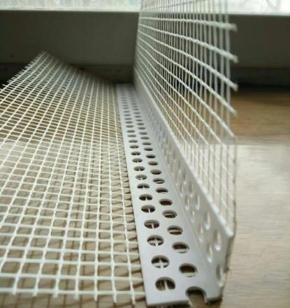 White Yellow PVC Drywall Corner Bead with Mesh Angle Bead