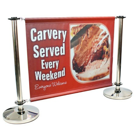 Quality Cafe Barrier in Black