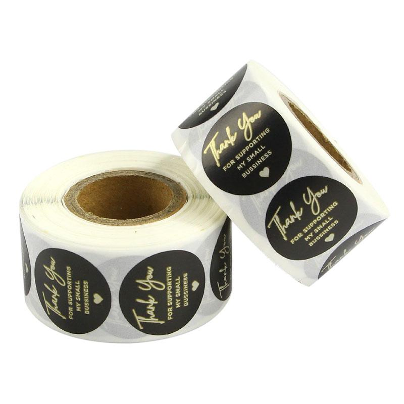 Custom Waterproof Round Vinyl Sticker Labels for Branding