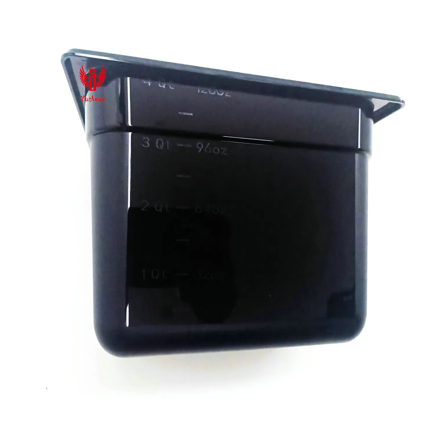 Factory Plastic Bowl Black Color 1/4*150mm PC Gn Pan