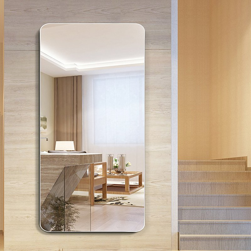 Stick to Wall Full-Length Mirror Dormitory Students Hang Wall Fitting Mirror