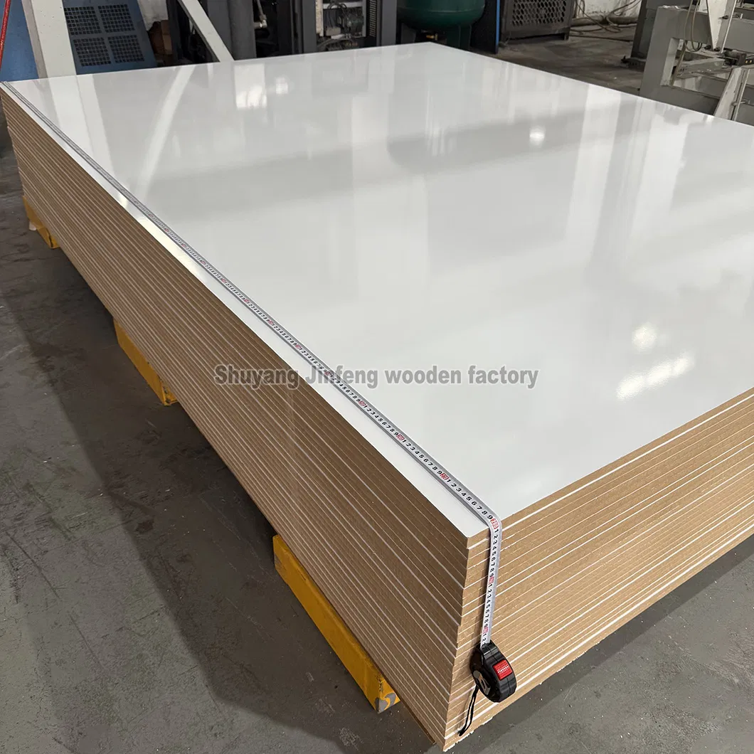 2100X2800 2100*2800 7FT*9FT White Color Glossy Matt Embossed Fabic Melamine MDF