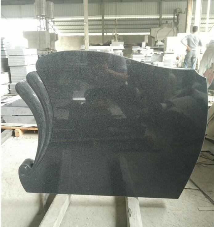 Natural Stone SF-083 G654 Dark Grey Granite Tombstone for Memorial/Dead/cemetery/graveyard