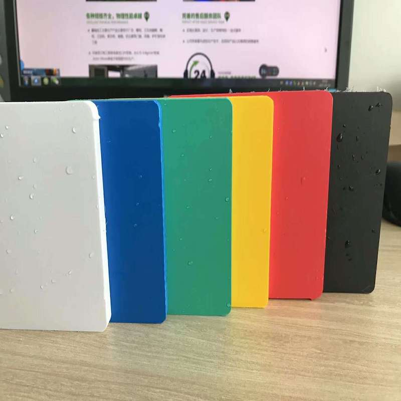 White and Colorful Building Materials PVC Foam Board PVC Sheet