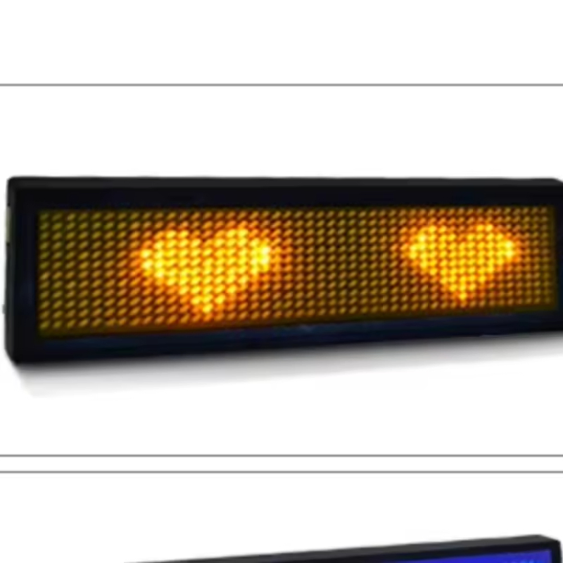 Hot Sale High Visibility Programmable Display Unisex LED Screen Tags