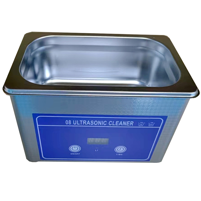Lab Tabletop 0.8L Digital Ultrasonic Cleaning Machine, Home Household Jewelry Necklace Watch Dental Teeth Glasses Razor Tableware Ultrasound Oil Rust Cleaner