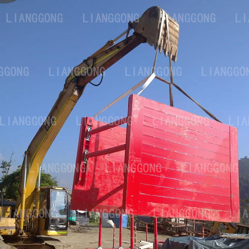 Lianggong Formwork Customized Steel Trench Shields Trench Shoring Box for Construction