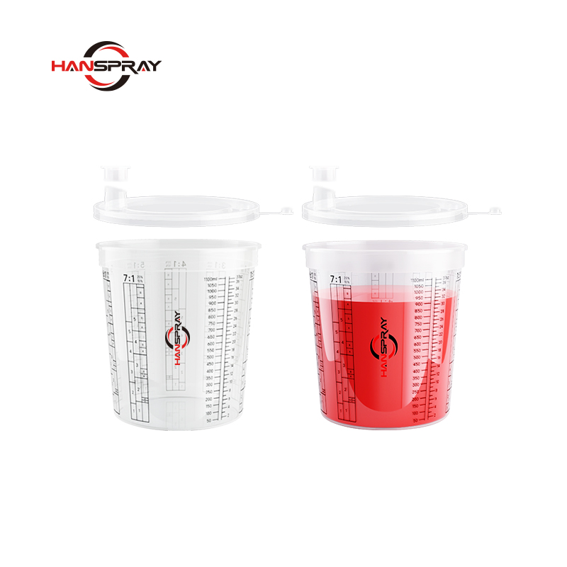 Paint Mixing Cup Disposable Painting Cup for Air Spray Gun