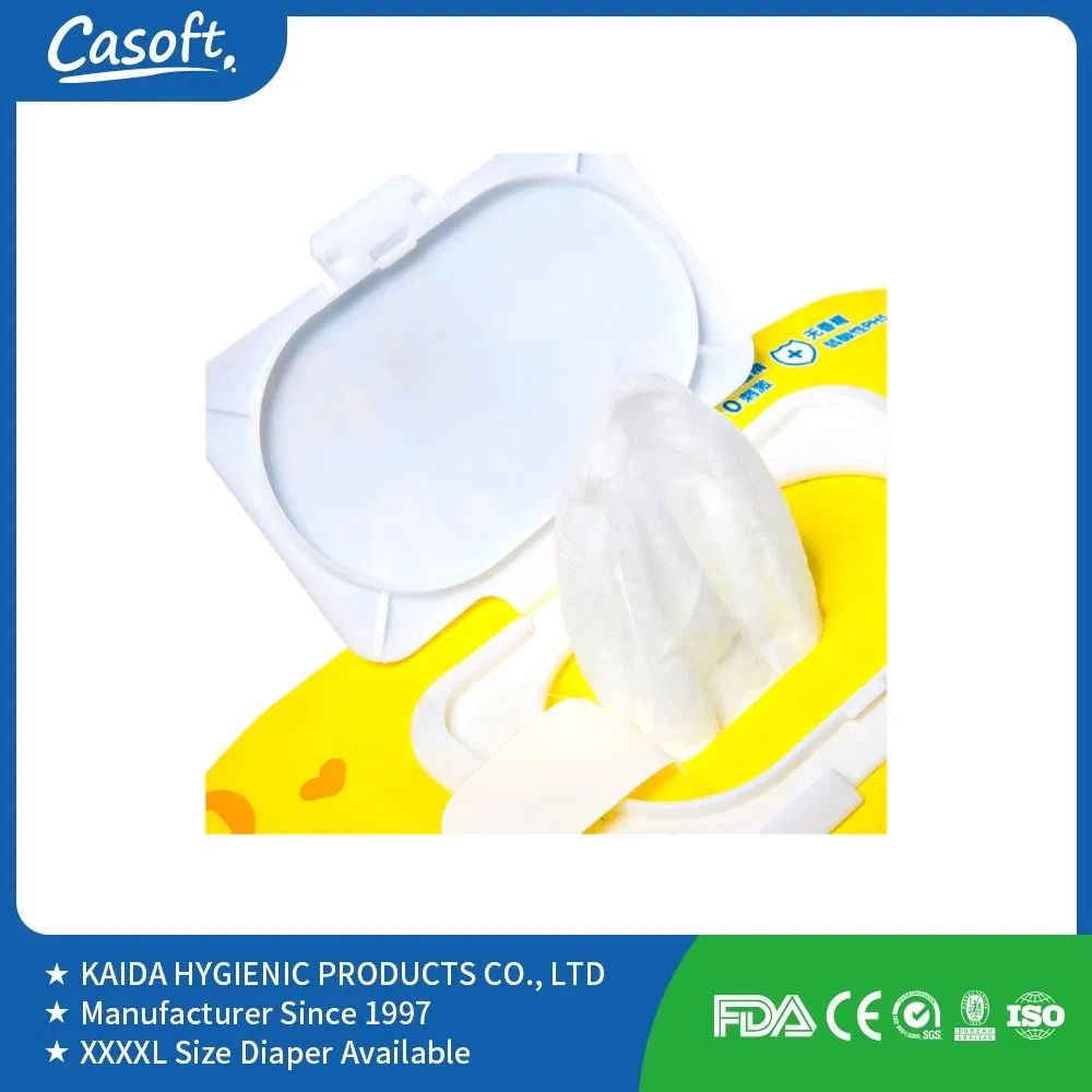 Casoft Top Selling OEM Factory Price High Quality Soft Skin Friendly Cleaning Baby Wipes Manufacturer in China