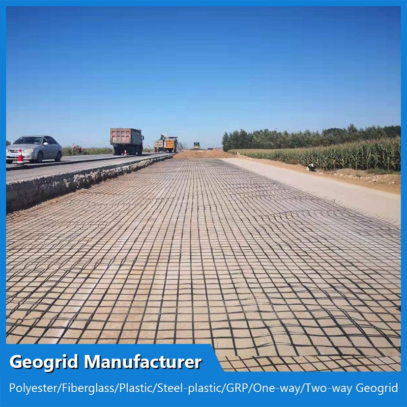 Customzied 100kn Steel Plastic Biaxial Geogrid Manufacturer for Dam and Roadbed/Slope Protection/Wall Reinforcement/Roadbed Bearing Capacity Improvement in Air