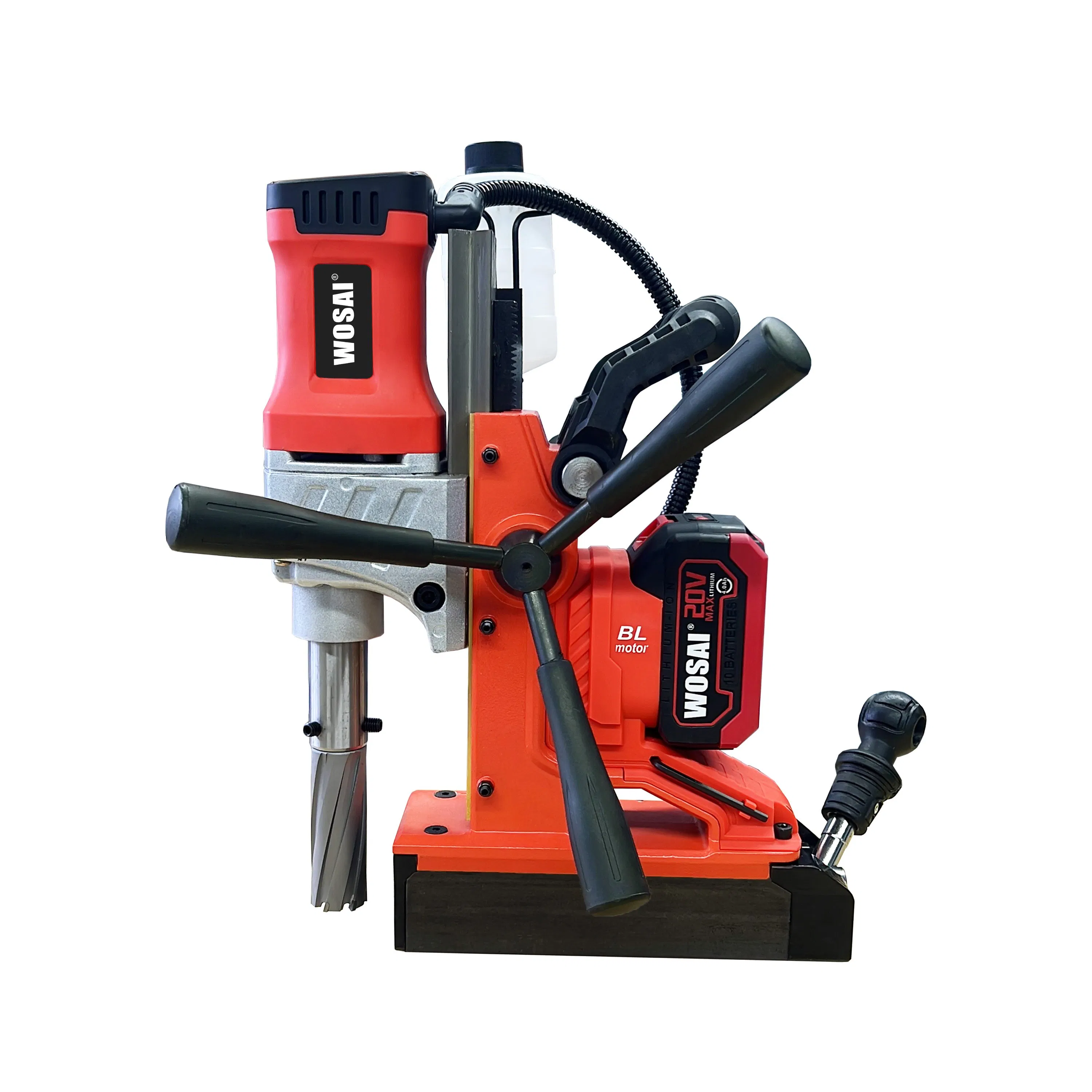 Wosai Portable Core Drill Machine Base 35mm Cordless Magnetic Core Drill 1100W