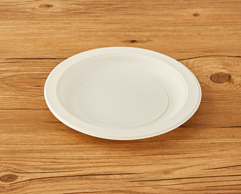 Pfas Free 9′ ′ Round Eco Friendly Biodegradable Sustainable Disposable Plates for Restaurant Parties