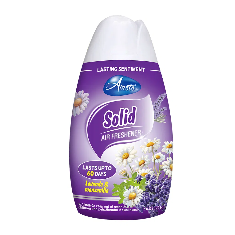 Wholesale Solid Gel Air Freshener - 60-Day Freshness in Lavender, Ocean Breeze & Zen Scents