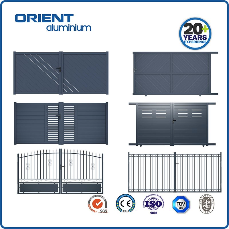 Premium Aluminium Sliding Gate for Driveways and Gardens Fence Gate