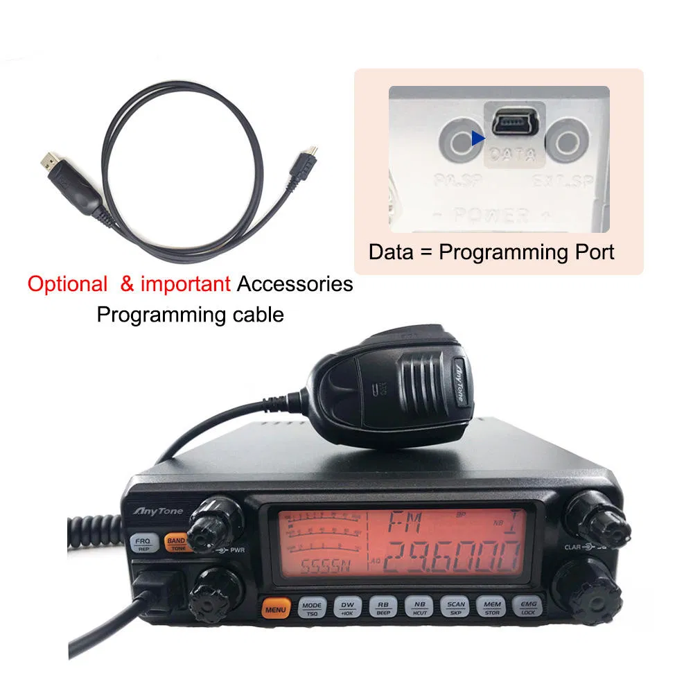 CB радиостанция Baofeng AT-5555N 60W с большим LCD дисплеем