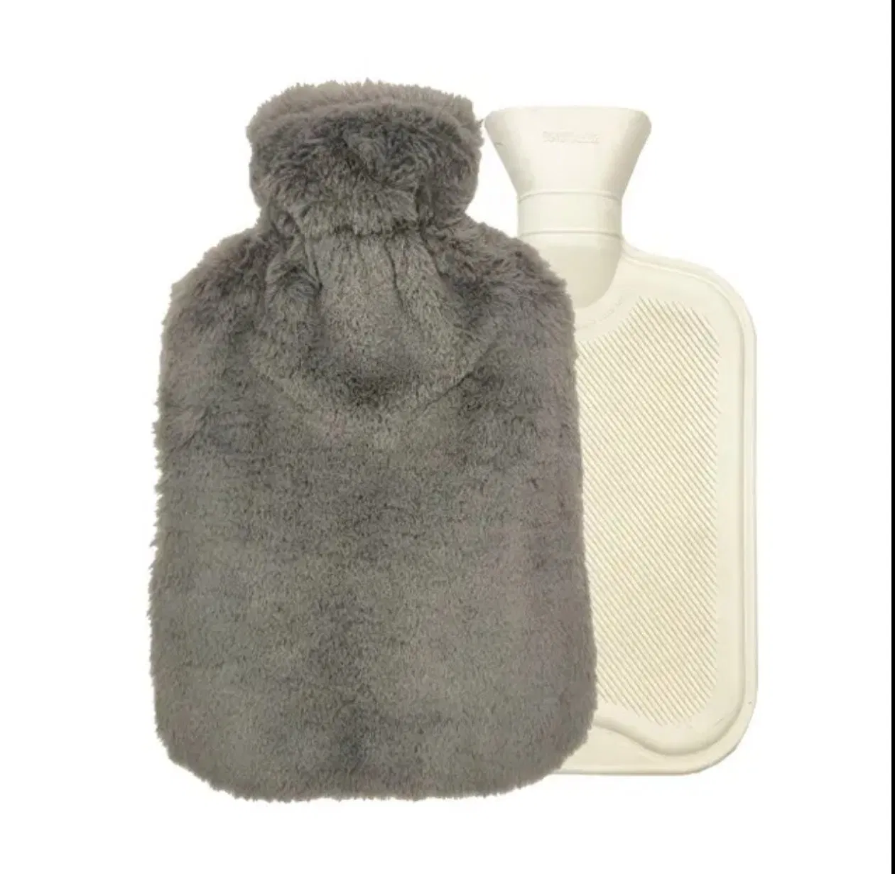 500ml Hands Feet Neck Warming Rubber Hot Water Bag Winter Hot Water Bottle with Cover for for Menstrual Cramps
