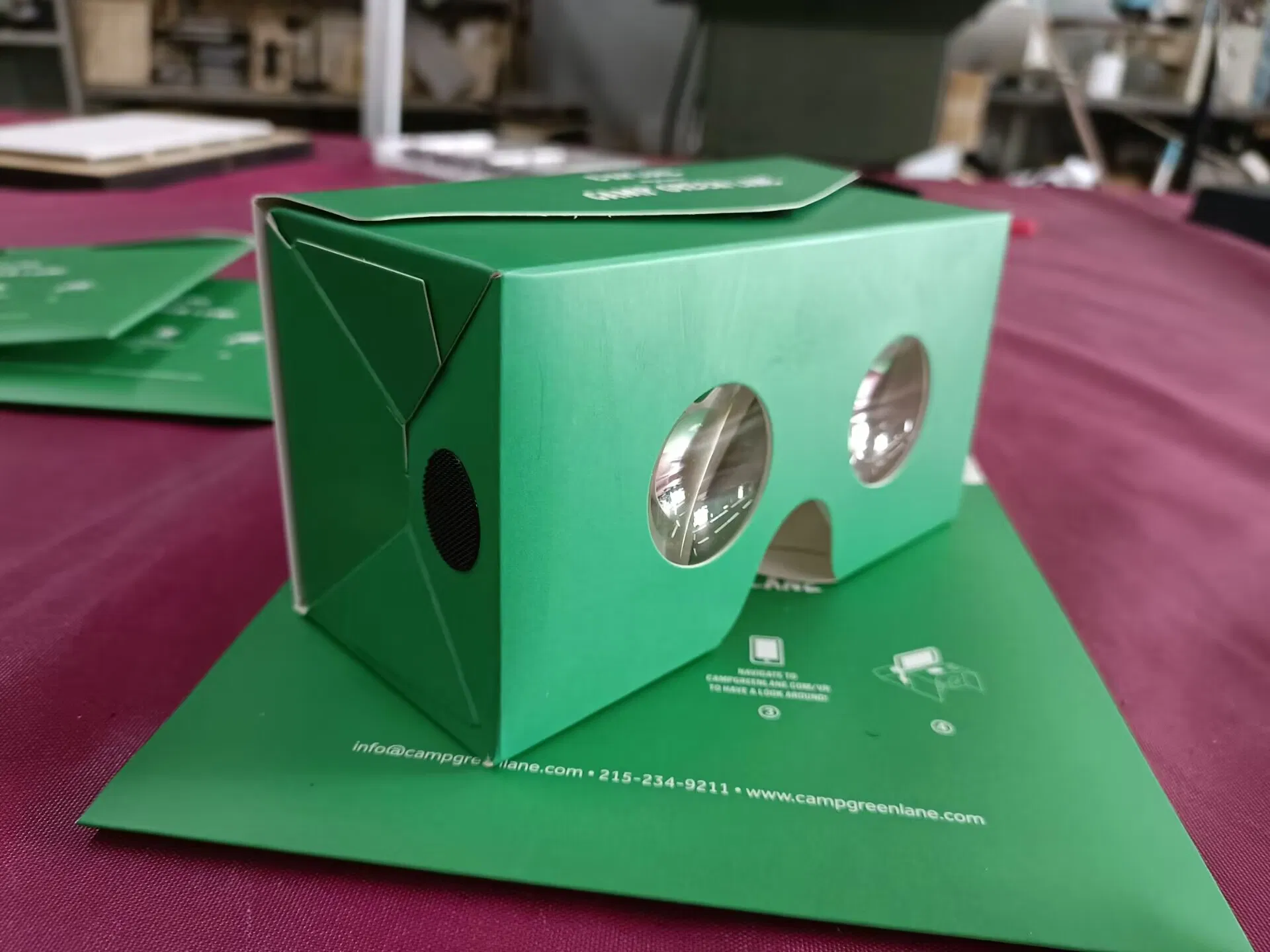 Fast Turnaround Branded Smart Phone Vr Google Cardboard Box 3D Glasses