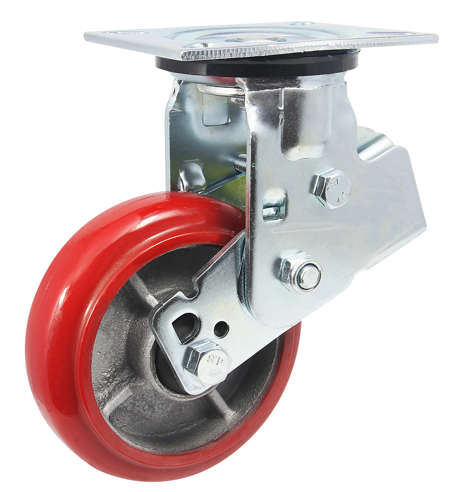 Swivel with Lock Type Caster Wheel of Factory Trolley