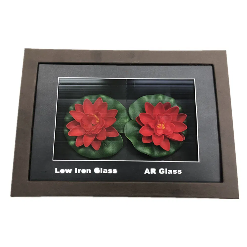 2mm-12mm Anti-Reflective Coating Low Iron Solar Glass (AR-TP)