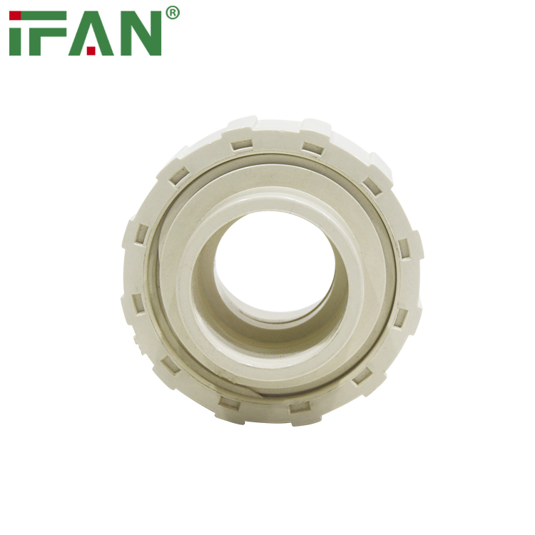Ifanplus Manufacturer Wholesale 1/2"-2" ASTM2846 CPVC Pipe Fittings Union PVC Pipe Fittings