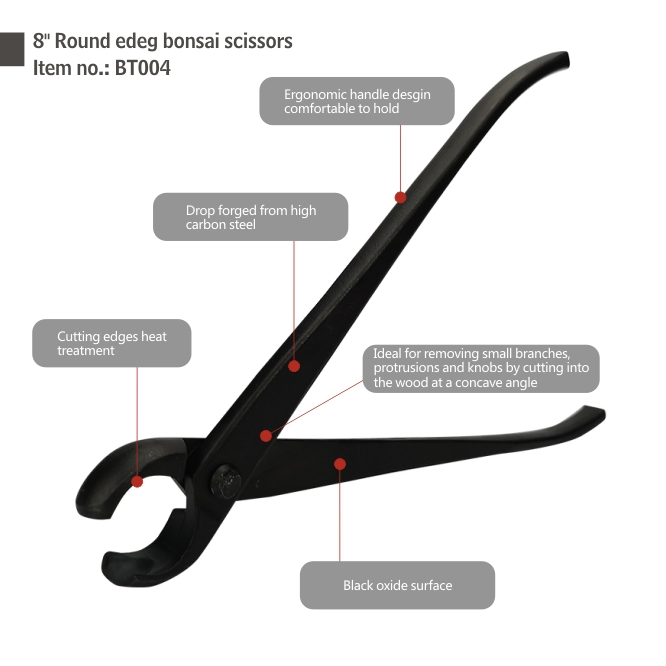 Quality High Carbon Steel Gardening Pruner Trimming Cordless Scissors Bonsai Scissors