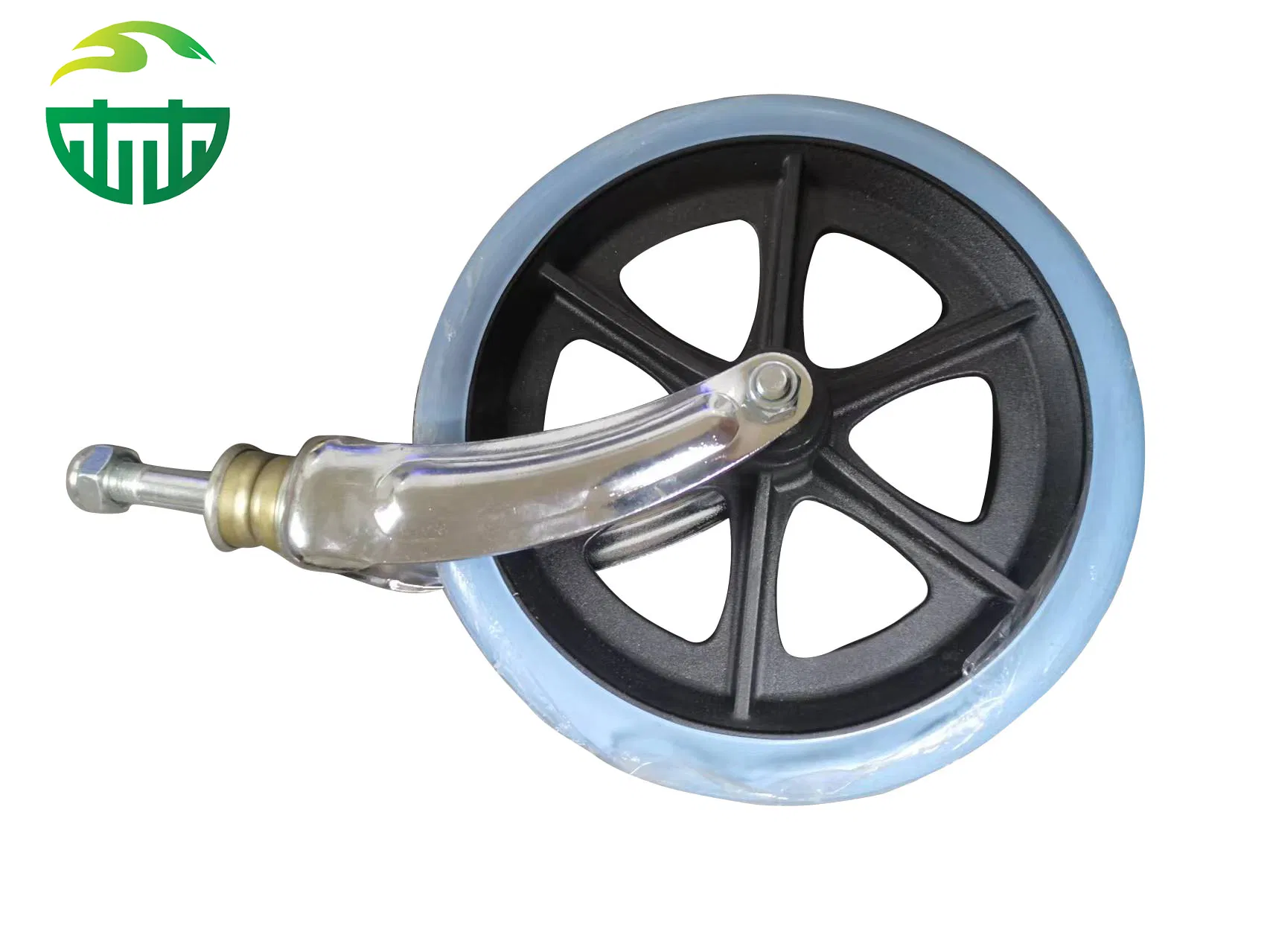 Wheelchair Caster Wheels – PP Front Casters, 5/6/8/10 Inch, Wear-Resistant PVC, Replacement Wheels