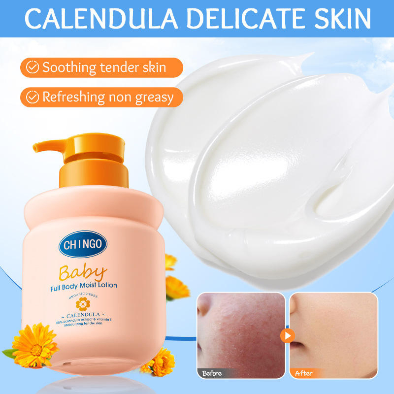 Mild Hydrating Nourishing Soothing Moisturizing Reduce Dryness Baby Body Lotion