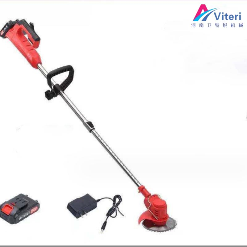 Wholesale Promotion Handheld Wireless Rechargeable Electric Lawn Mower Lithium Battery High Rotary Garden Grass Cutter Machine