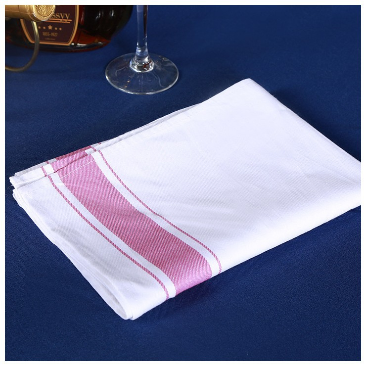 Esun Lint Free Super Absorbent Pure Cotton Thicken Glass Cup Cleaning Cloth Tea Towel